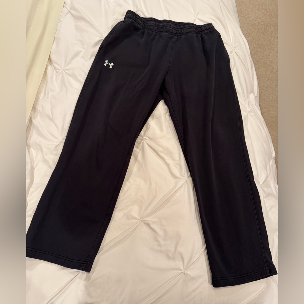 Two Pairs of Black Men’s Size XL Under Armour Sweatpants